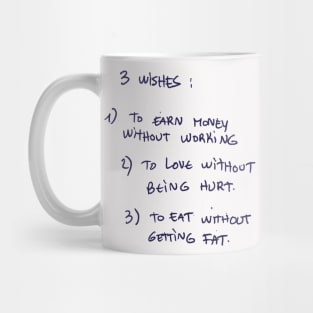 3 WISHES: Mug